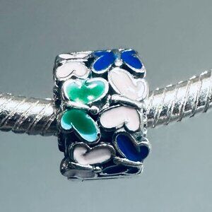 NEW Authentic Pandora Butterflies Clip charm / Pandora Silver Bracelet